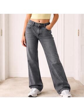 GAP Low Rise Straight Jeans Grey Size 12 Teen